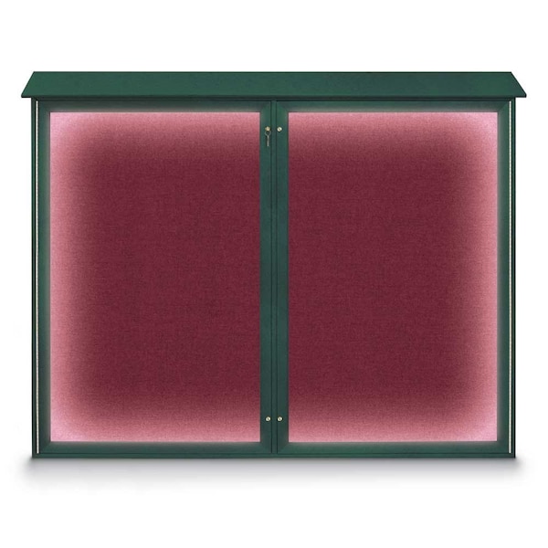 Triple Door Enclosed Indoor Letterboard